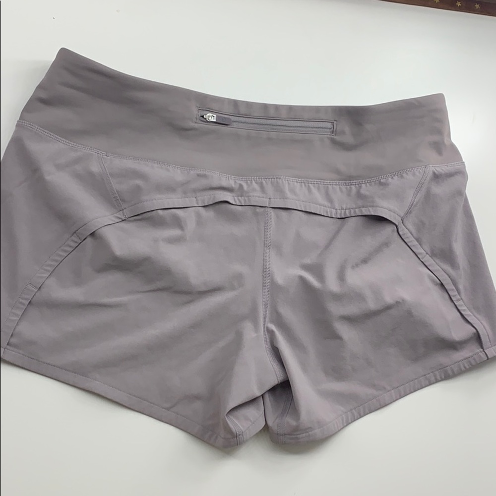 Gray Speed Up Lululemon Shorts 4”
